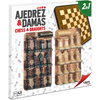 AJEDREZ+DAMAS MADERA CON ACC. 40X40 CM.           